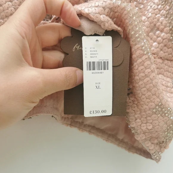 Anthropologie Ruffled And Sequence Top - Picture 5 of 6